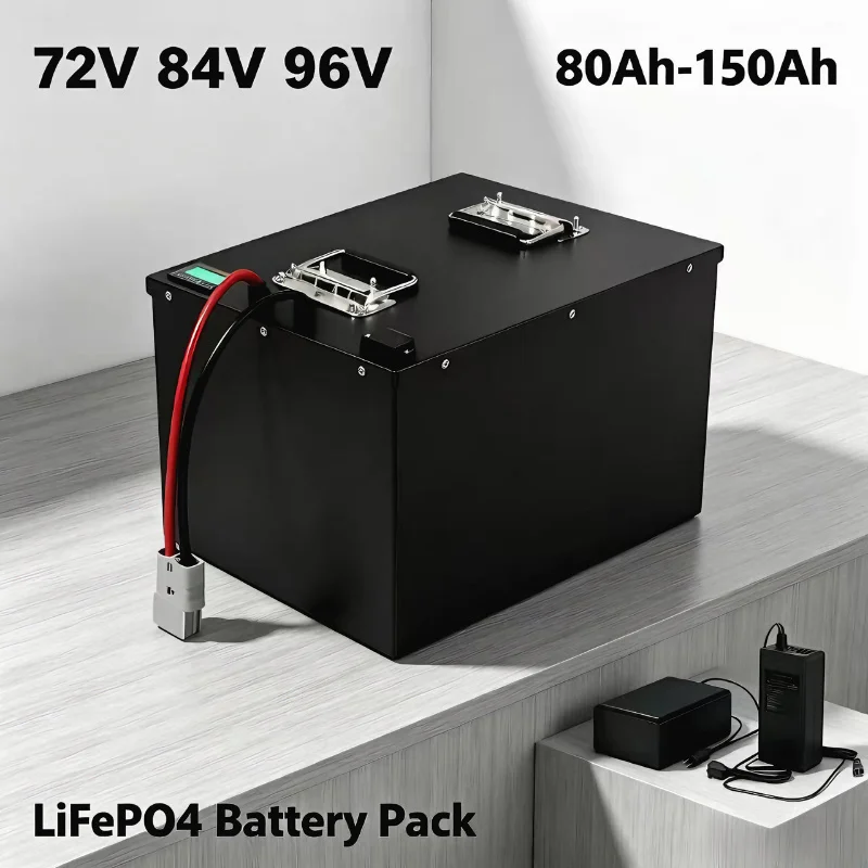 Lifepo4 72V 100Ah Battery Pack Ev - Paket Baterai LiFePO4 dengan BMS Terintegrasi,