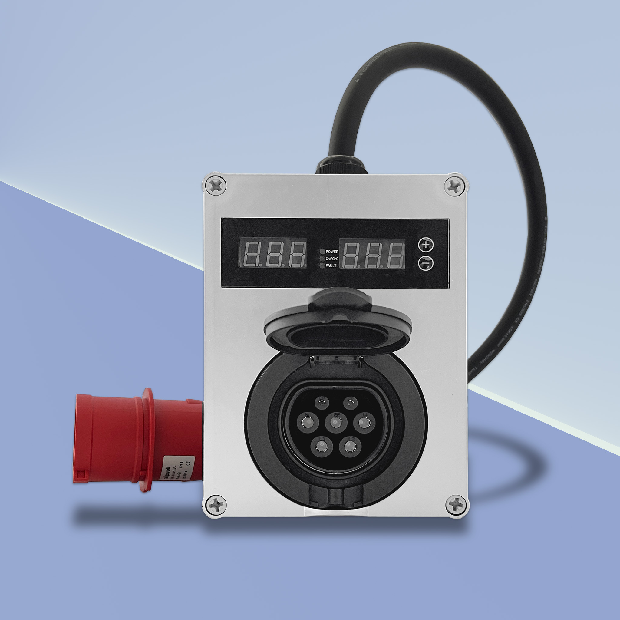 Type 2 Portable Ev Charger 11Kw Cee - Pengisi Daya Portabel AC EV Tary