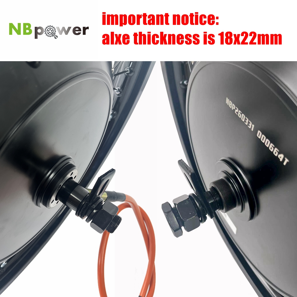 NBpower/170mm Dropout QS 273 4 - Qs Motor 273 8000W Hub Motor ulasan dan harga