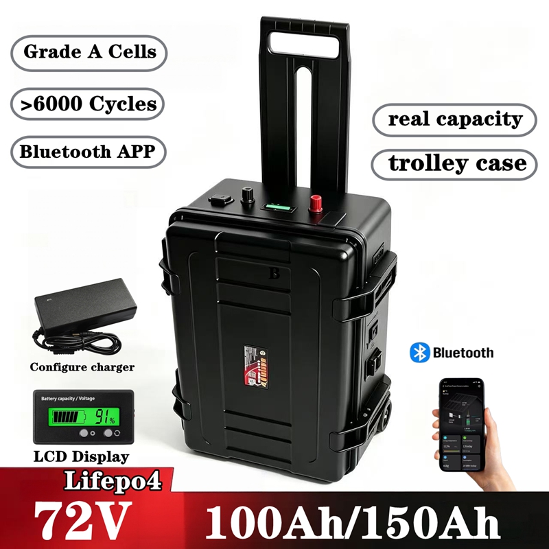 Paket Baterai Lithium LiFePO4  - Lifepo4 72V 100Ah Battery Pack Ev ulasan dan harga